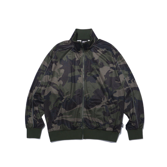 เสื้อแจ็คเก็ตคอปกตาข่ายทั้งตัว (ลายพรางเข้ม)