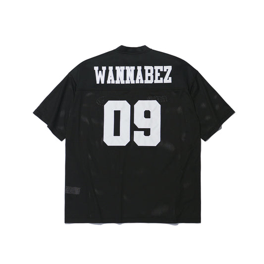 เสื้อรักบี้ Wannabez (สีดำ)