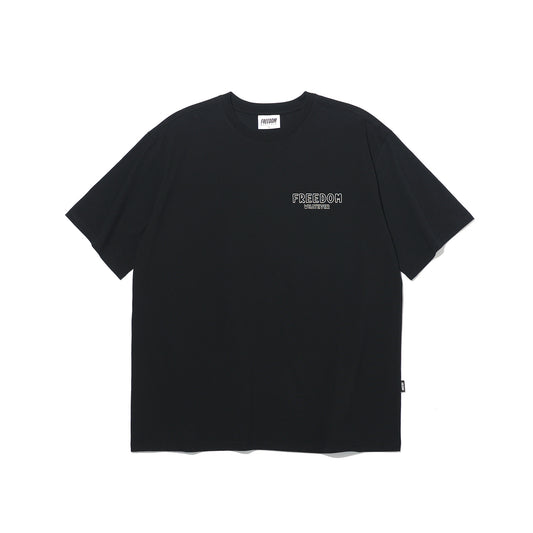 เสื้อยืดพิมพ์ลาย Animal Muscle Beach (สีดำ)
