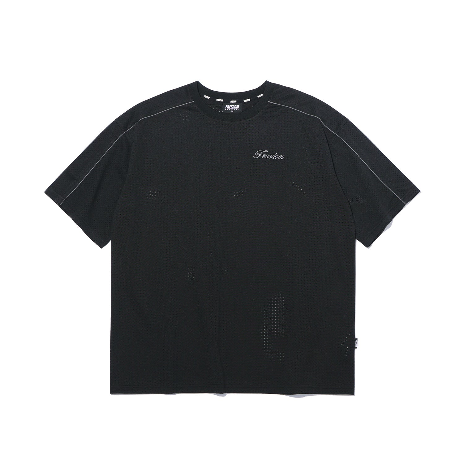 เสื้อยืดผ้าตาข่าย sideline (สีดำ)