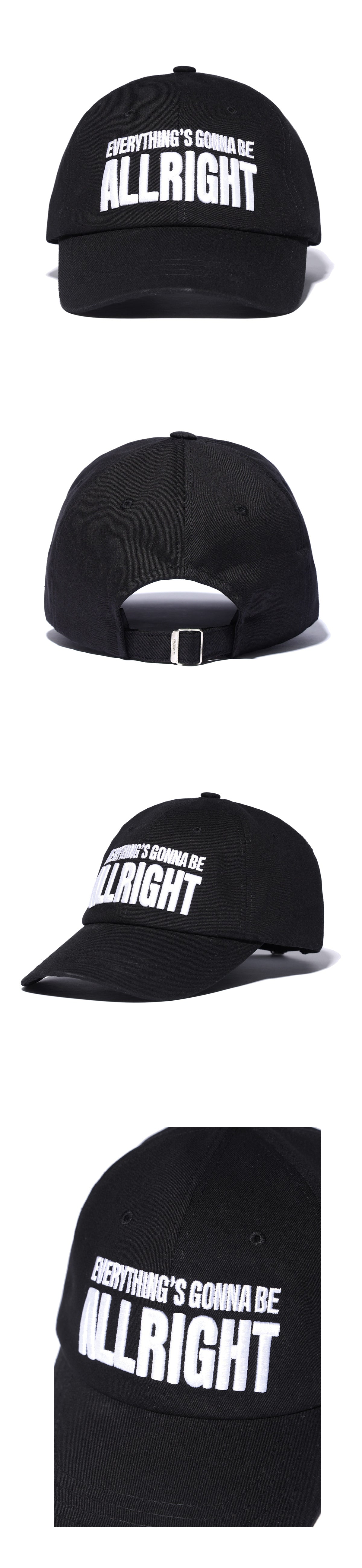 BOLT TIGER Ball Cap (Black) — product detail