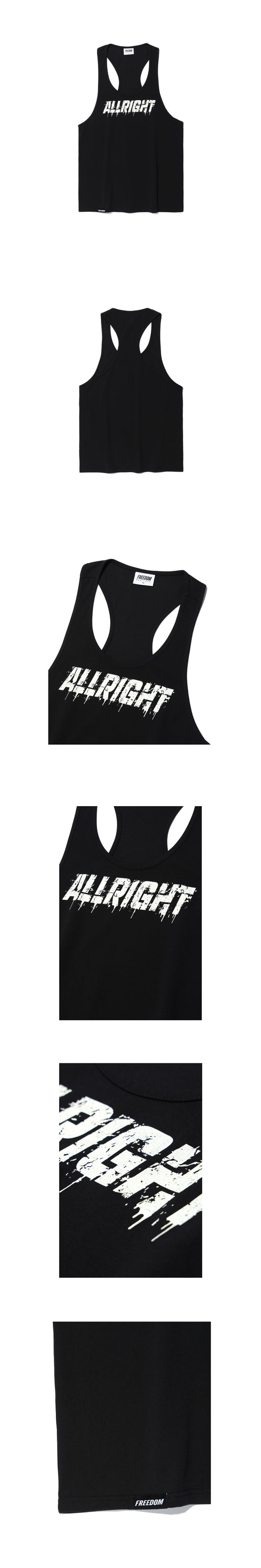 ALLRIGHT 24 Sleeveless (Black) — product detail