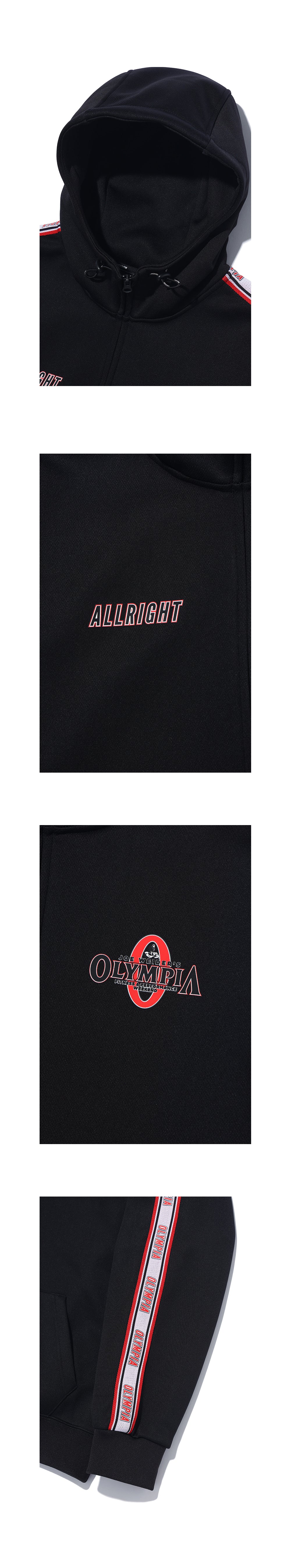 Olympia ALLRIGHT Mesh Embossed Hood (Black) — product detail