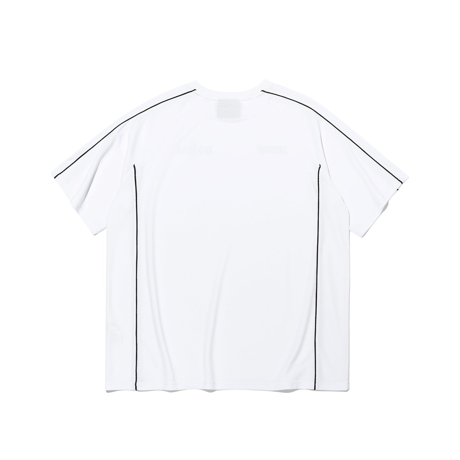 เสื้อยืดแขนสั้น Olympia Line Panel (สีขาว)