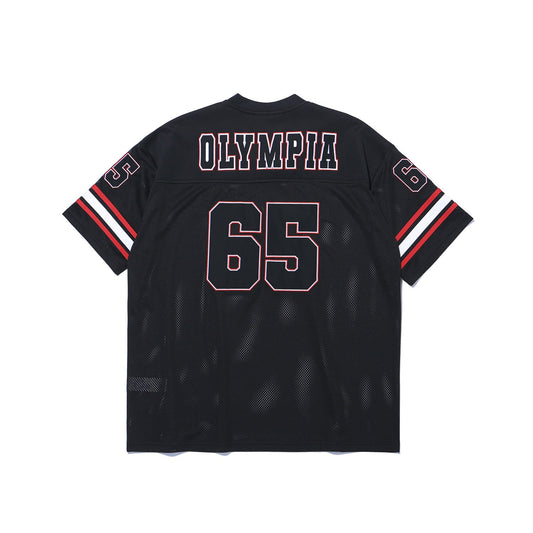 เสื้อรักบี้ Olympia Small Logo (สีดำ)