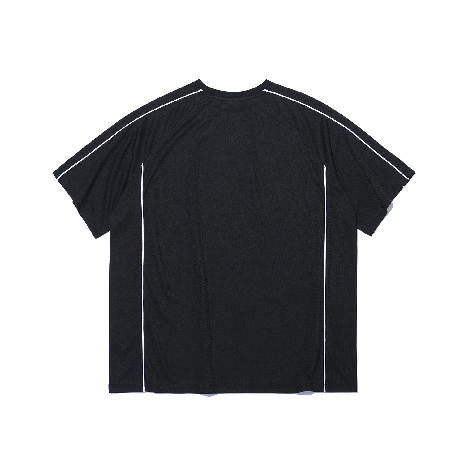 เสื้อยืดแขนสั้น Olympia Line Panel (สีดำ)