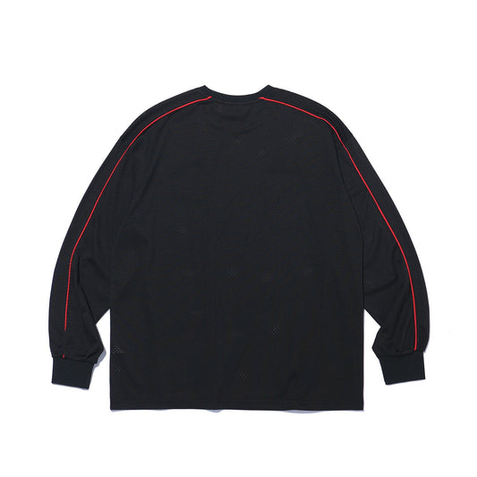 เสื้อแขนยาวตาข่าย Olympia Line All (สีดำ)