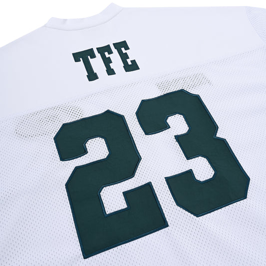 เสื้อรักบี้ตาข่าย TFE (สีขาว)