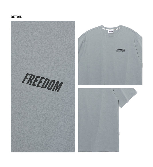 เสื้อยืด Essential ทรง Overfit (สีเทา)