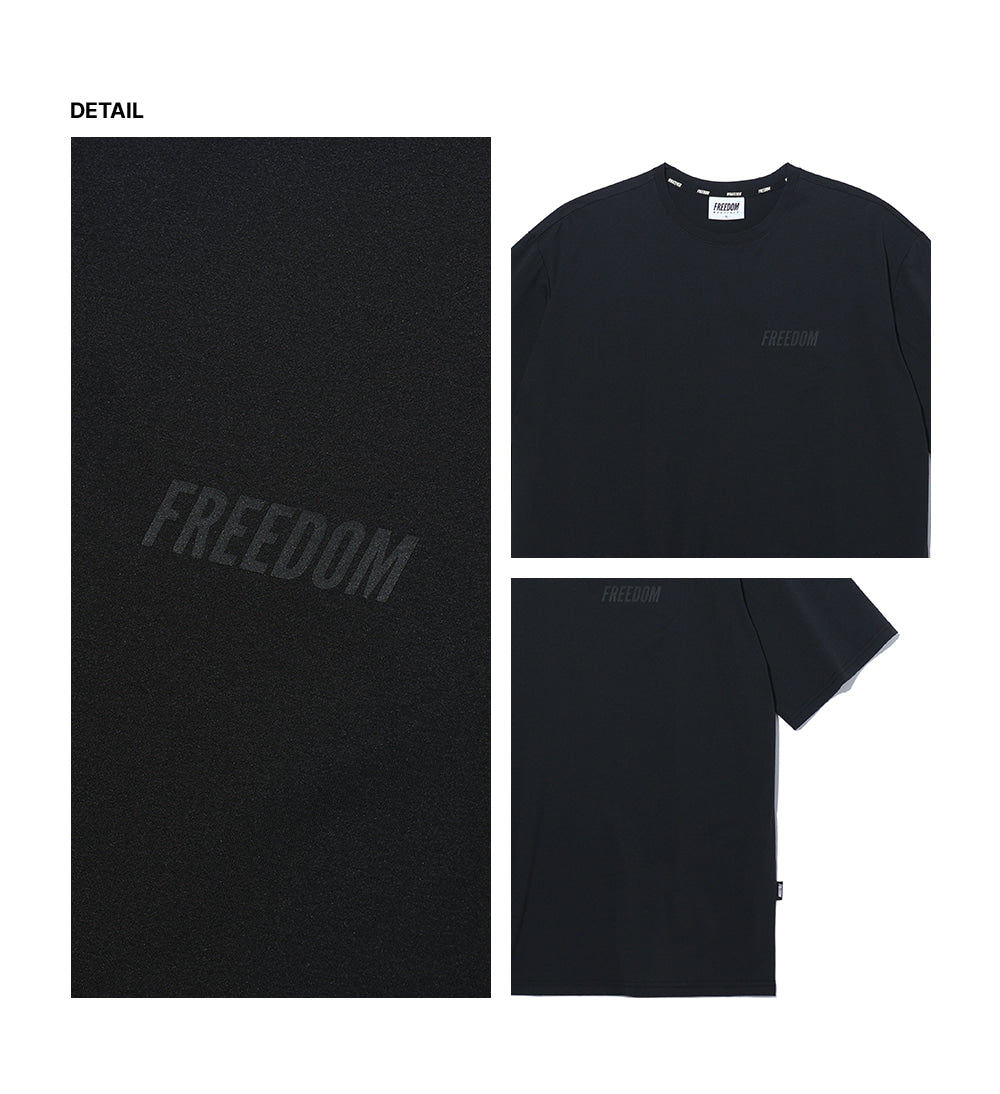 เสื้อยืดโอเวอร์ไซส์ทรงเบสิก (สีดำ)