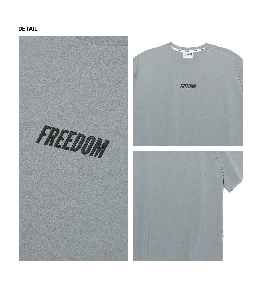 เสื้อยืดโอเวอร์ไซส์ Essential (สีเทา)