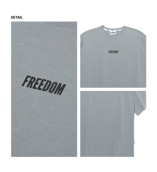 เสื้อยืดโอเวอร์ไซส์ Essential (สีเทา)