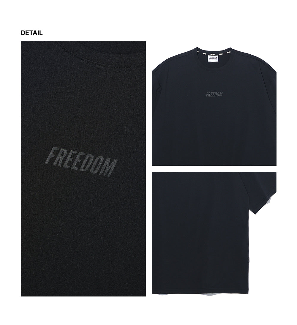 เสื้อยืด Essential ทรง Overfit (สีดำ)