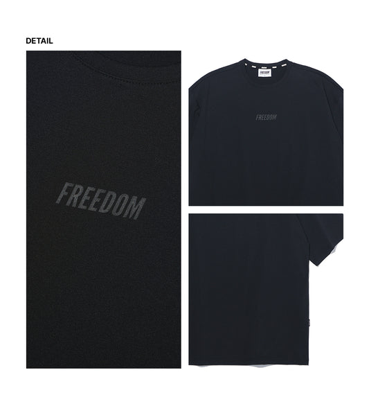 เสื้อยืด Essential ทรง Overfit (สีดำ)