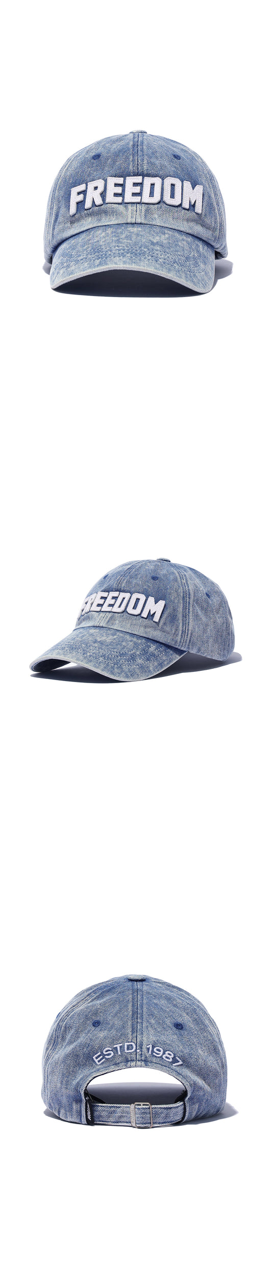 Cloud Denim Ball Cap (Blue) — product detail