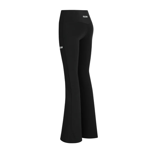 กางเกงเลกกิ้งขายาวทรงบูทคัท รุ่น Essential (สีดำ)