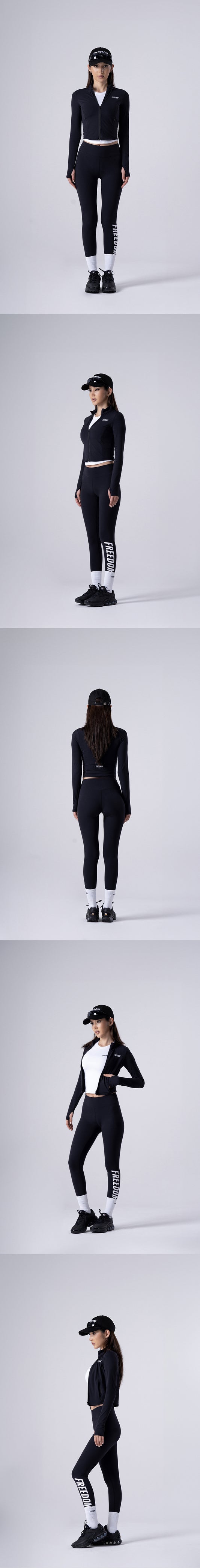 Women's Big Logo Leggings (Black) — product detail