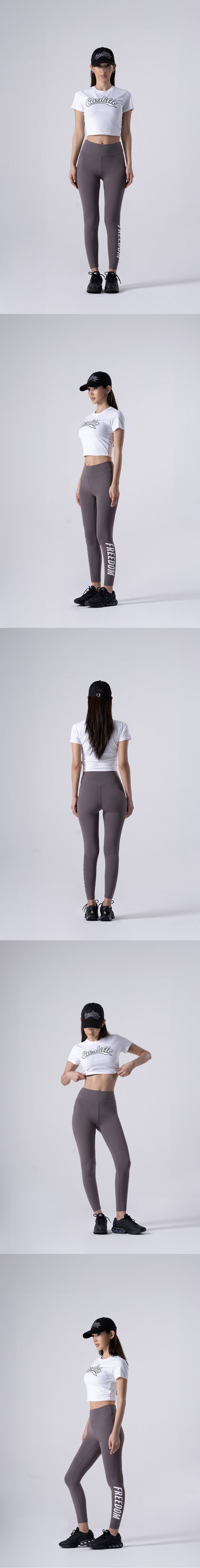 Women's Big Logo Leggings (Cocoa) — product detail