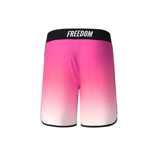 กางเกงบอร์ดขาสั้น Freedom (สีชมพู)