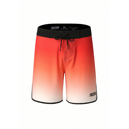 Freedom Boardshorts (สีดำ/แดง)