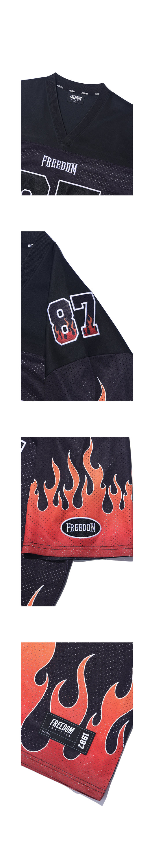 Ignite Rugby Jersey (Black/Red) — product detail