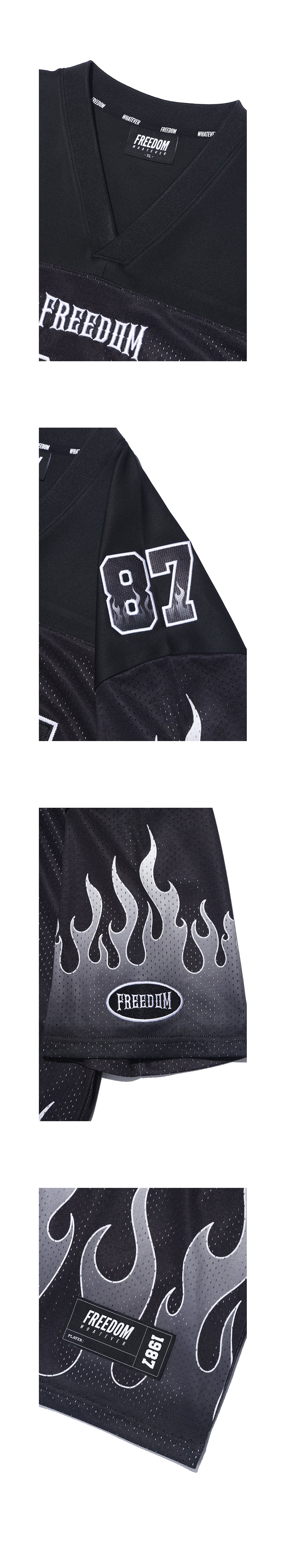 Ignite Rugby Jersey (Black/White) — product detail