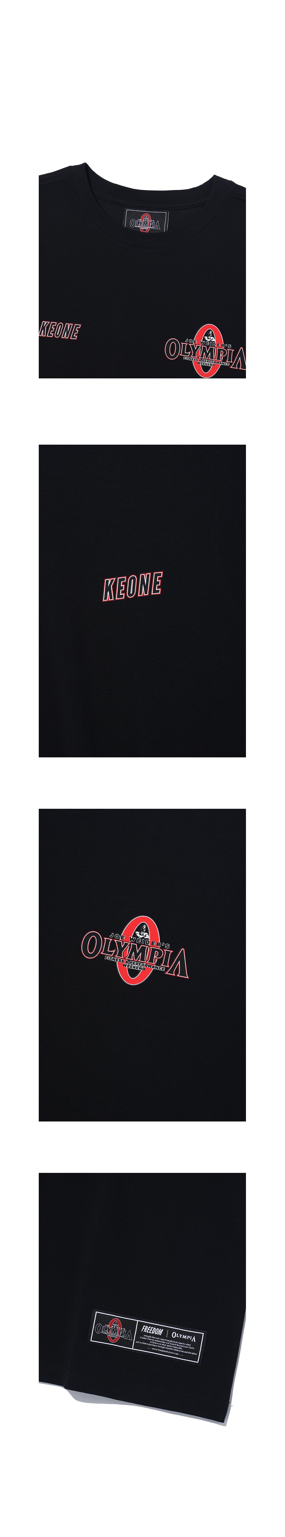 Olympia KEONE Small Logo T-Shirts (Black) — product detail