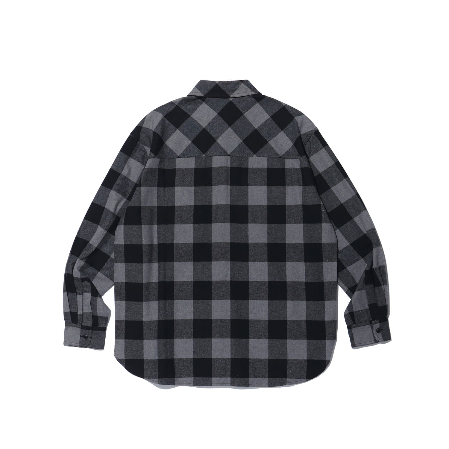 เสื้อเชิ้ตลายตารางหมากรุก ALLRIGHT (สีดำ)