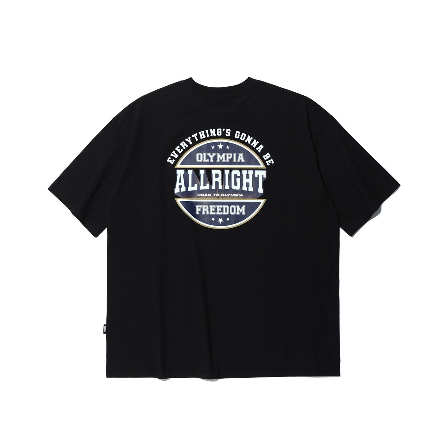 เสื้อยืด ALLRIGHT R.T.O (สีดำ)