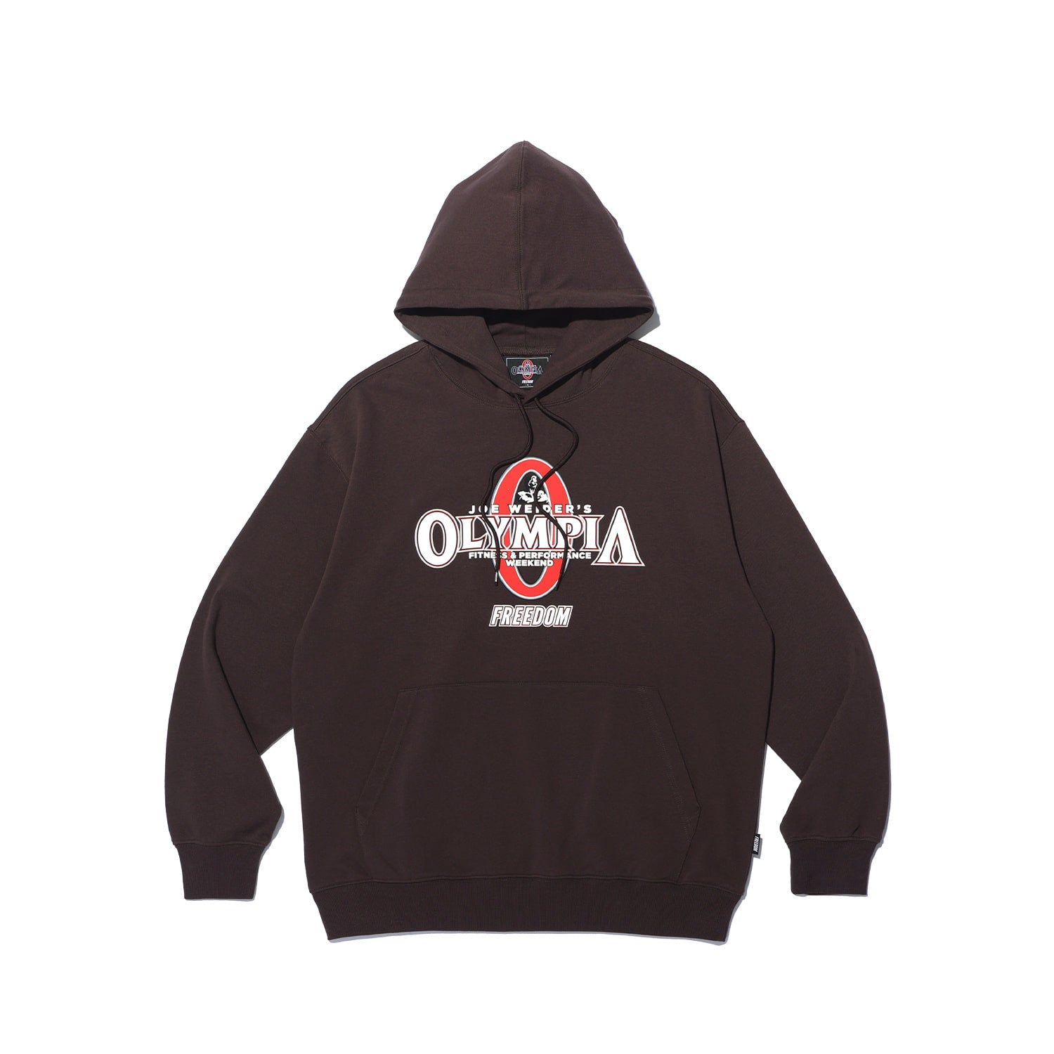 เสื้อฮู้ด Olympia บิ๊กโลโก้ (สีน้ำตาล)