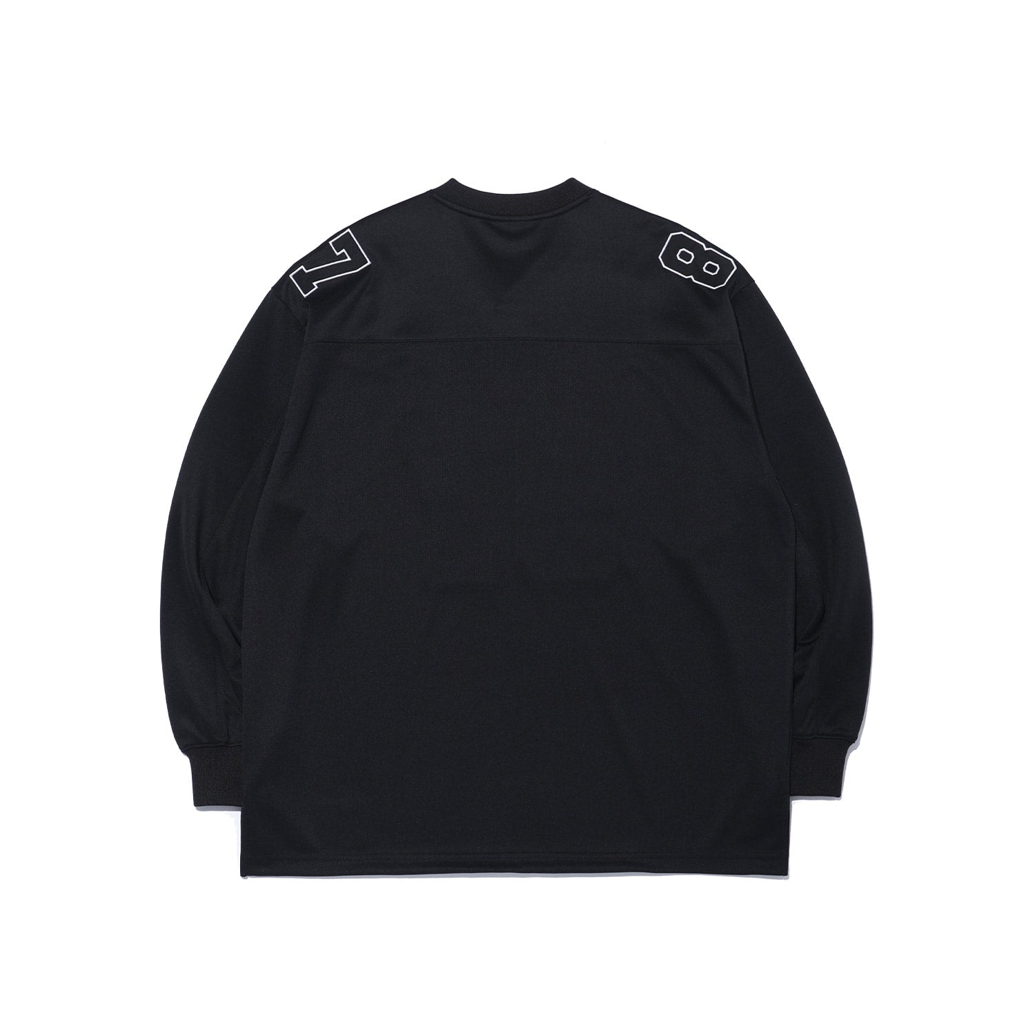เสื้อรักบี้แขนยาว (สีดำ)