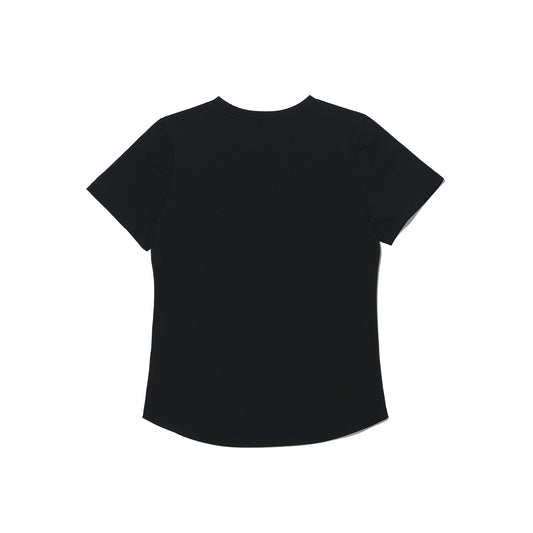 เสื้อยืดออกกำลังกายผู้หญิง (สีดำ)