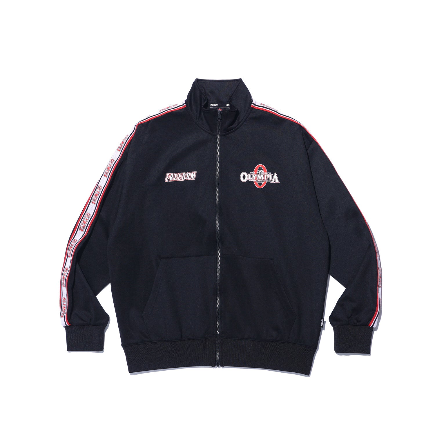 เสื้อแจ็คเก็ต Olympia Lettering (สีดำ)