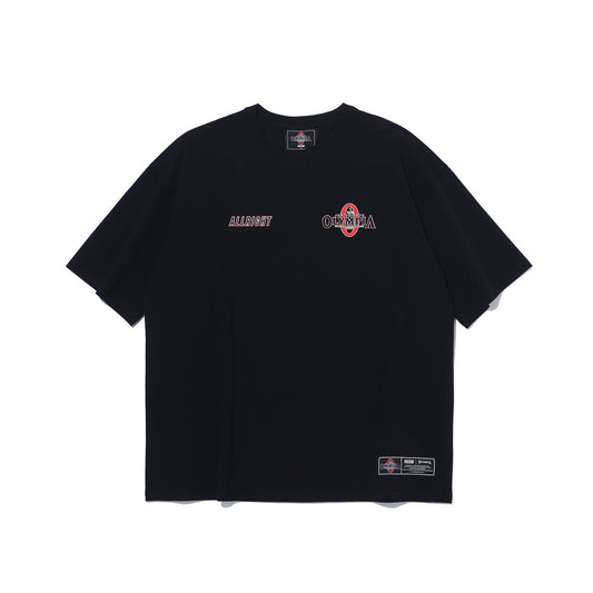 เสื้อยืด Olympia ALLRIGHT โลโก้เล็ก (สีดำ)