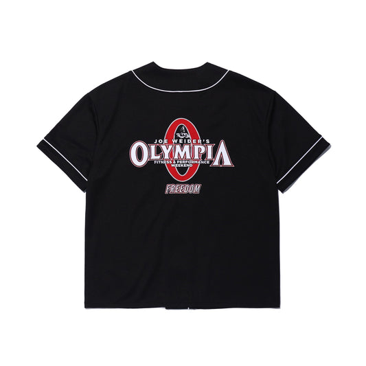 เสื้อเบสบอล Olympia (สีดำ)