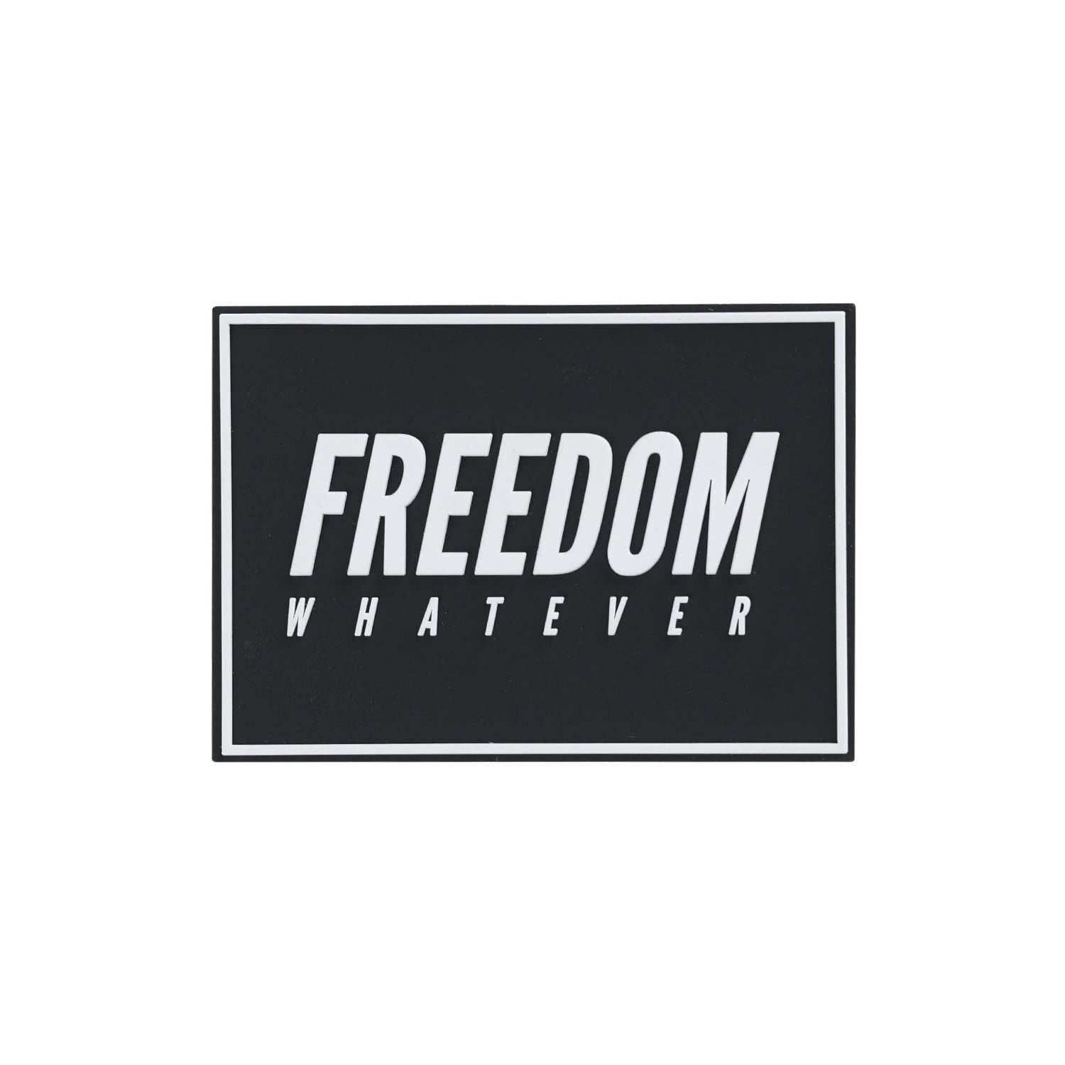 แผ่นปะ Basic Freedom (สีดำ)