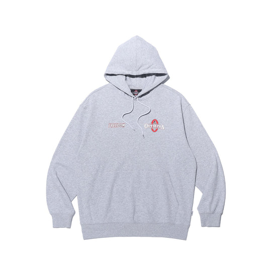 เสื้อฮู้ด Olympia โลโก้เล็ก (สีเทา)