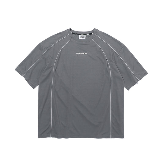 เสื้อยืด Air Mesh ทรงผ่า (สีกรมท่า)