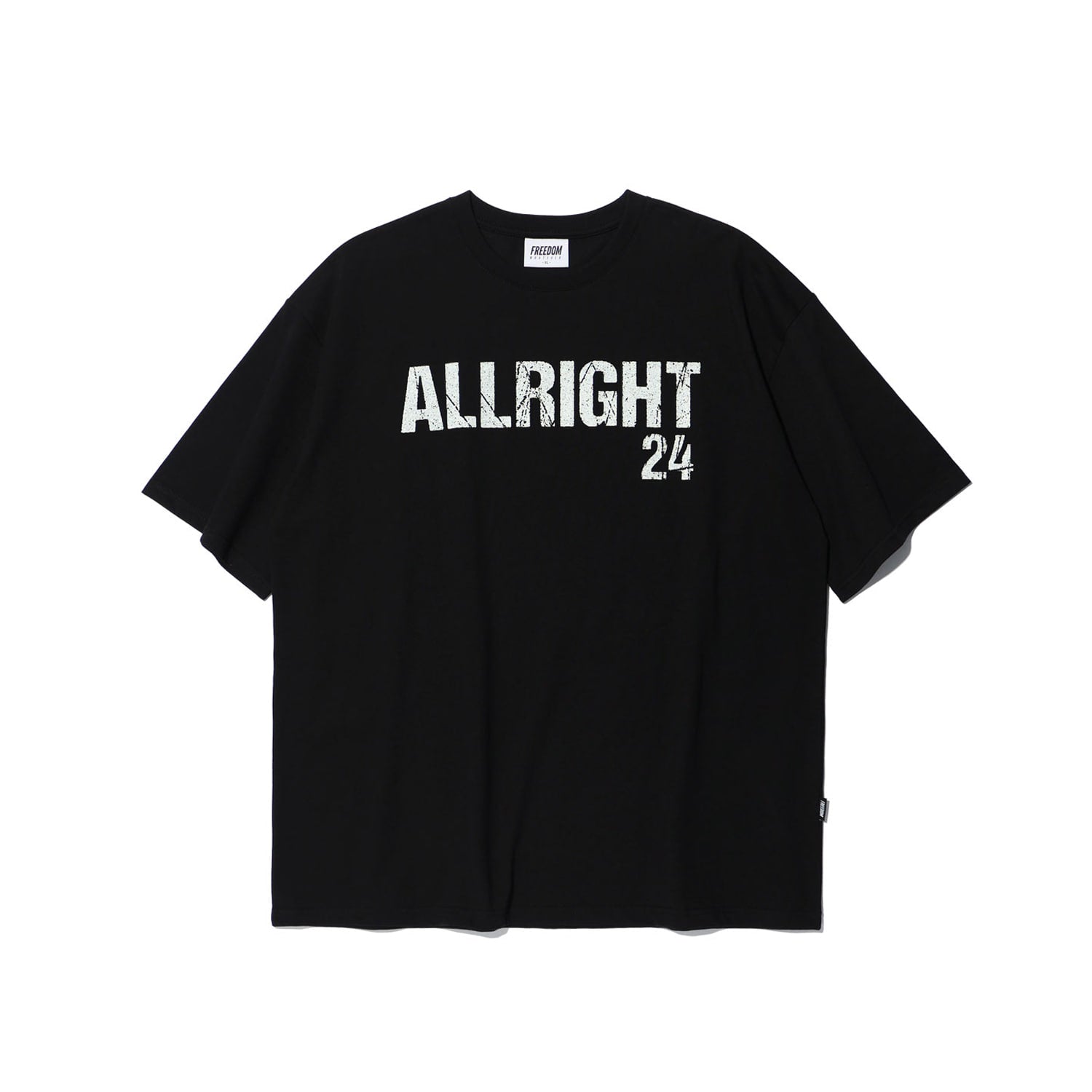 เสื้อยืดลายเสือ ALLRIGHT 24 (สีดำ)