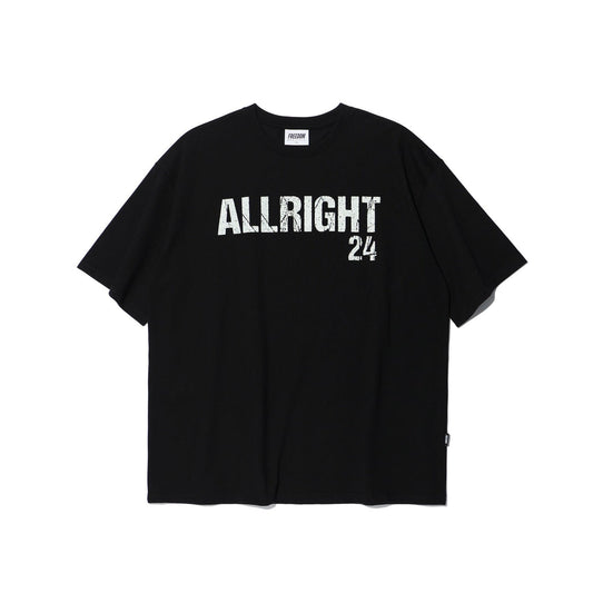 เสื้อยืดลายเสือ ALLRIGHT 24 (สีดำ)