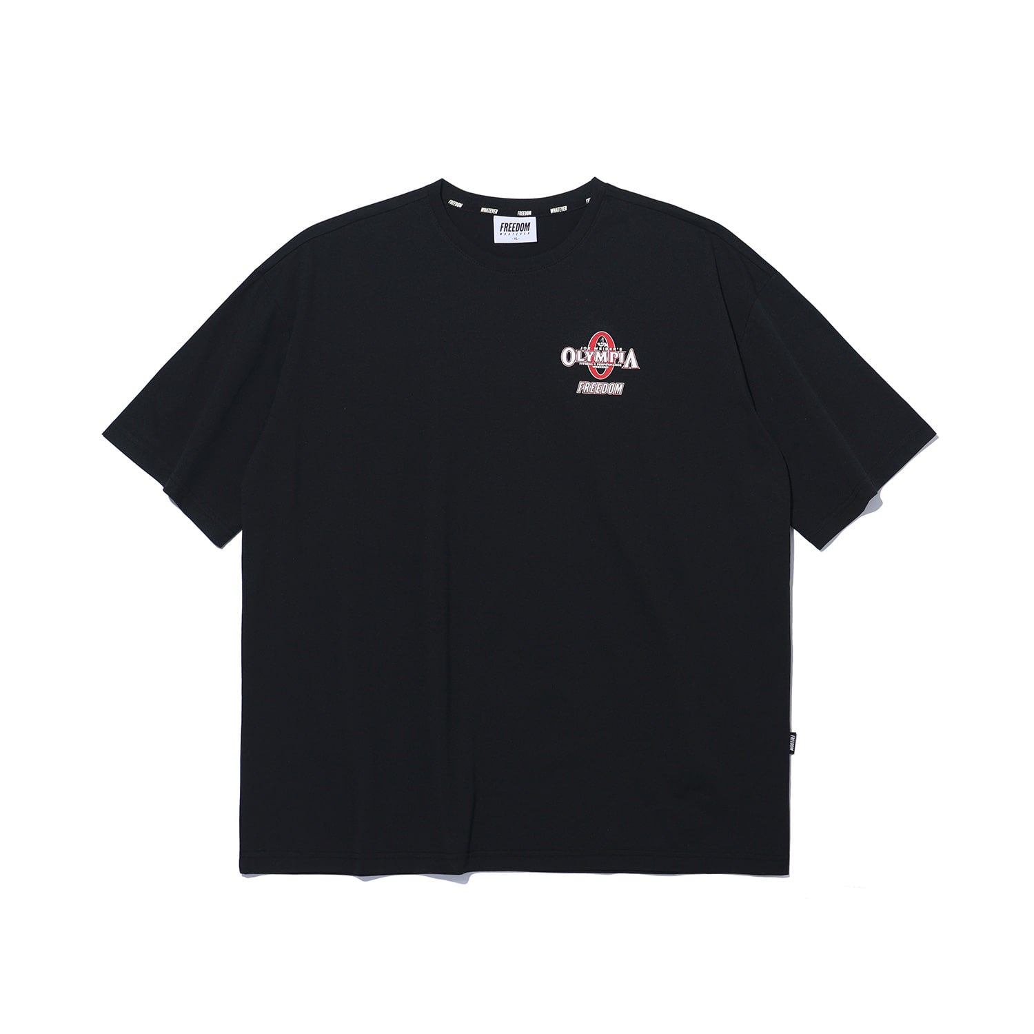 เสื้อยืดโอลิมเปีย เอสเซนเชียล โอเวอร์ฟิต (สีดำ)