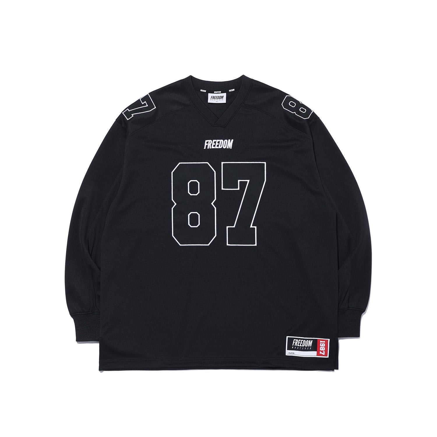 เสื้อรักบี้แขนยาว (สีดำ)