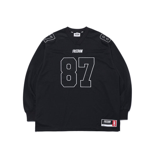 เสื้อรักบี้แขนยาว (สีดำ)