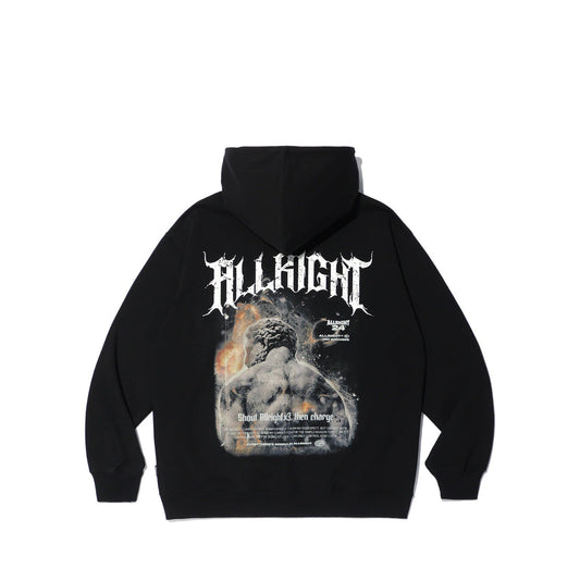 ฮู้ดดี้ ALLRIGHT X 3 (สีดำ)