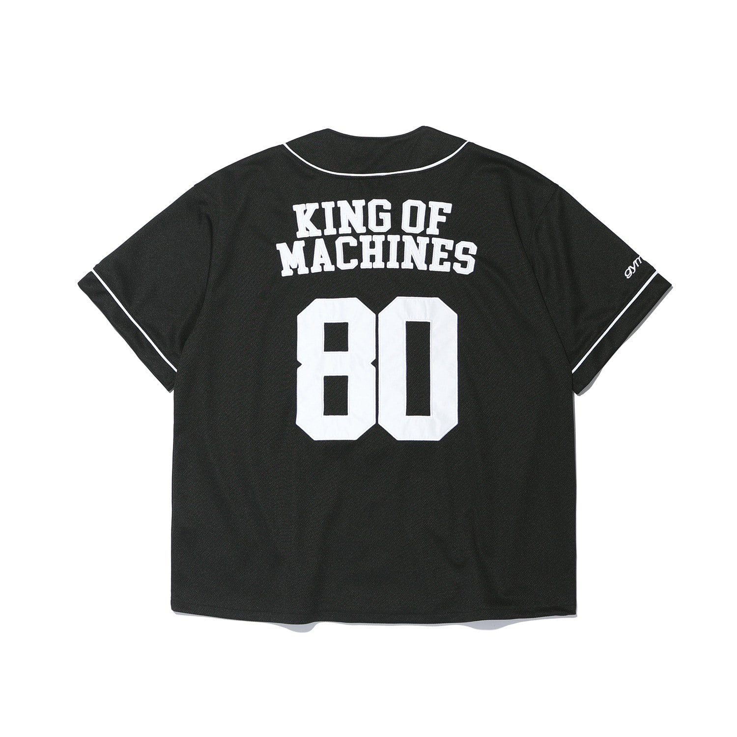 เสื้อเบสบอลตาข่ายระบายอากาศ GYM80 (สีดำ)