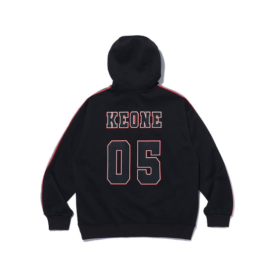 เสื้อฮู้ด KEONE Mesh Embossed (สีดำ) แบรนด์ Olympia
