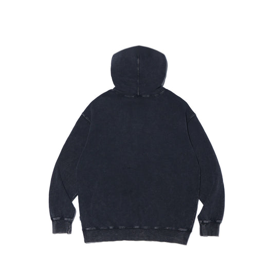 Damaged Applique Pigment Hood (Black)