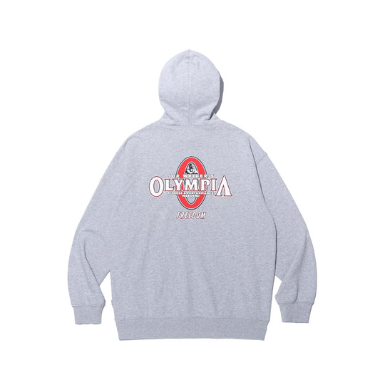 เสื้อฮู้ด Olympia โลโก้เล็ก (สีเทา)