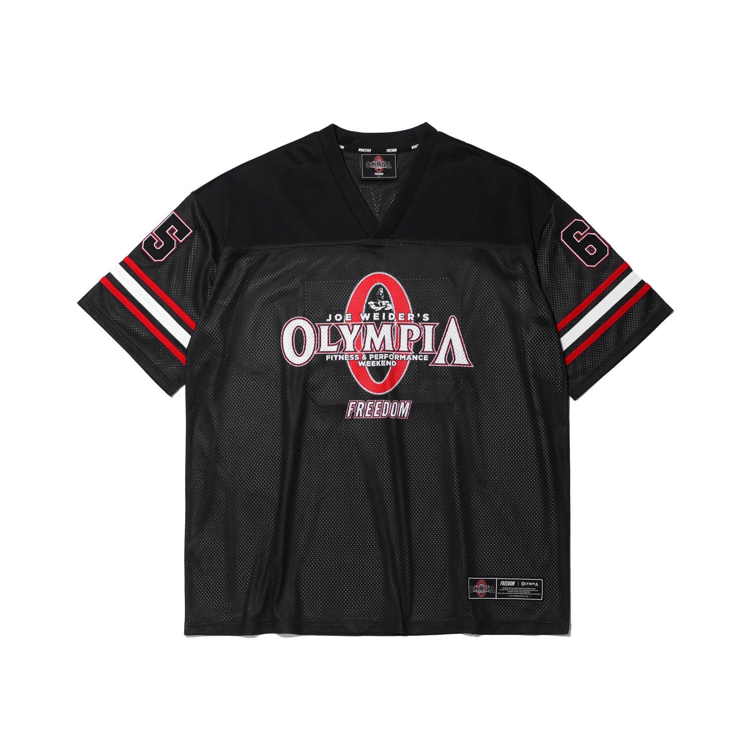 เสื้อรักบี้ Olympia (สีดำ)