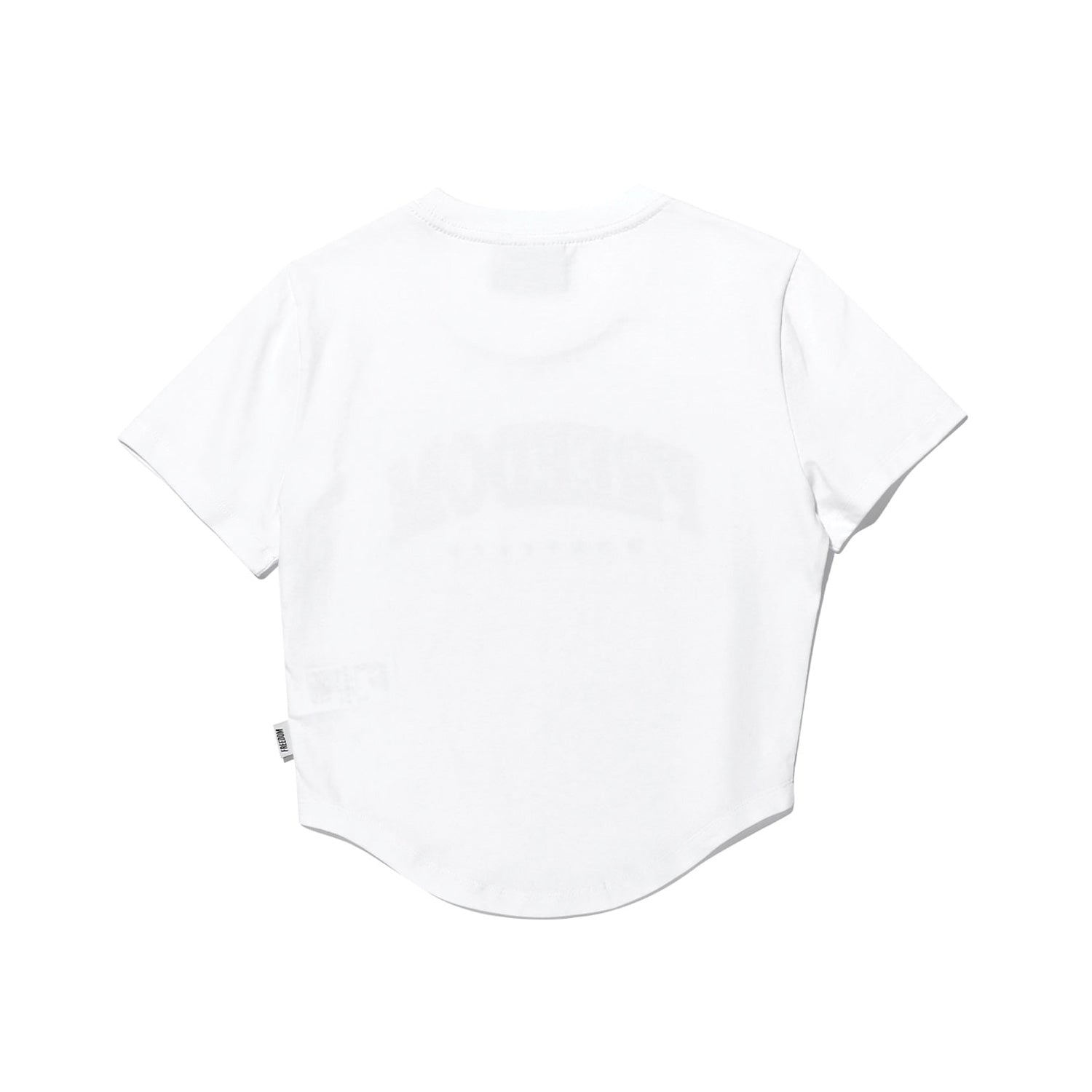 เสื้อยืดครอป Freedom Arch Logo (สีขาว)